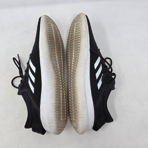 Adidas Cloudfoam Black Mesh Mens 8.5 Sneakers Lightweight Running Training - Picture 6 of 8